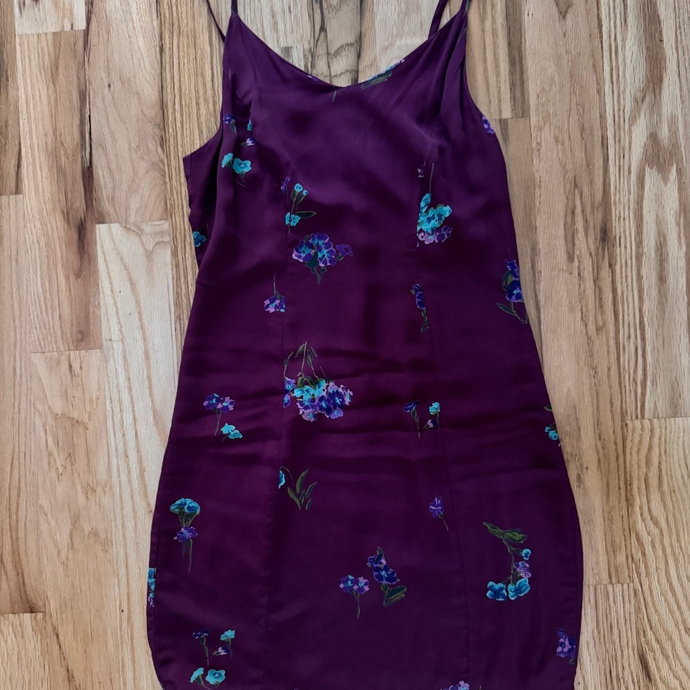 Betsy Johnson Burgundy Vintage Dress 90s